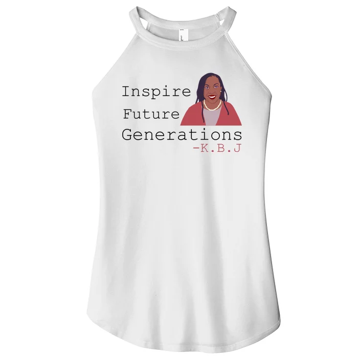 KBJ Inspire Future Generations Quote Women’s Perfect Tri Rocker Tank