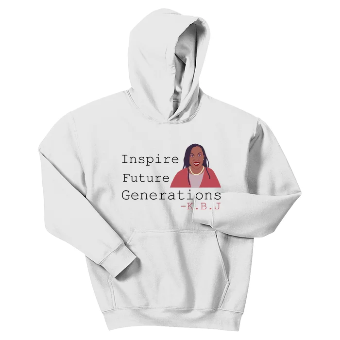 KBJ Inspire Future Generations Quote Kids Hoodie