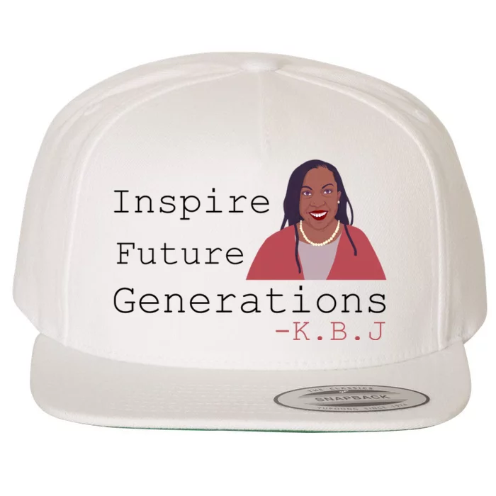 KBJ Inspire Future Generations Quote Wool Snapback Cap