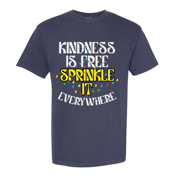 Kindness Is Free Orange Anti Bullying Unity Day Garment-Dyed Heavyweight T-Shirt