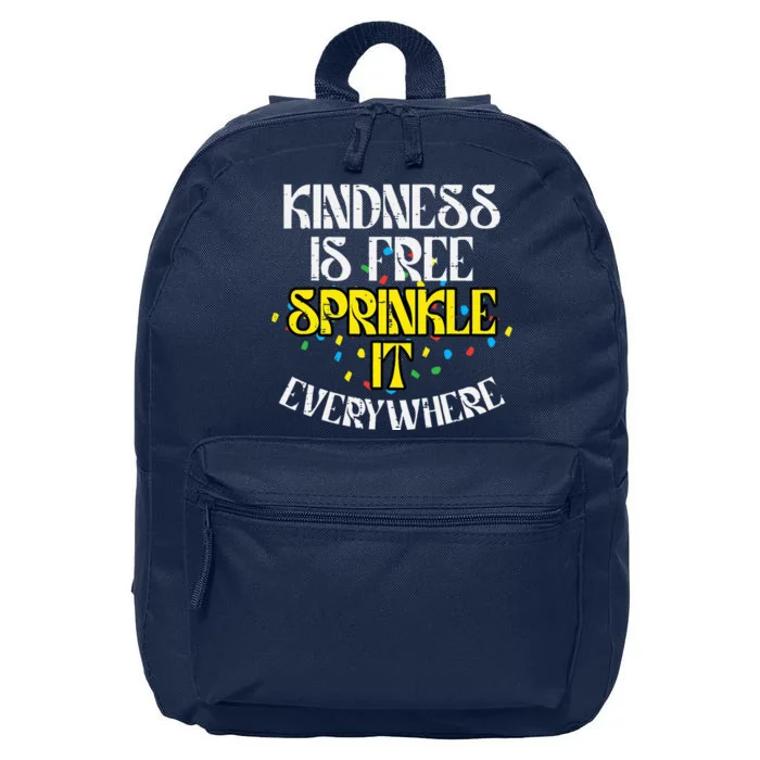 Kindness Is Free Orange Anti Bullying Unity Day 16 in Basic Backpack