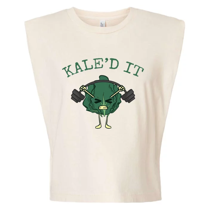 KaleD It Funny Vegan Kale Garment-Dyed Women's Muscle Tee