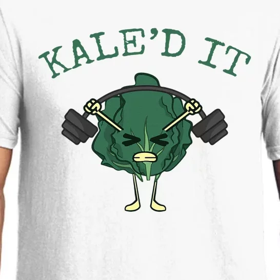 KaleD It Funny Vegan Kale Pajama Set