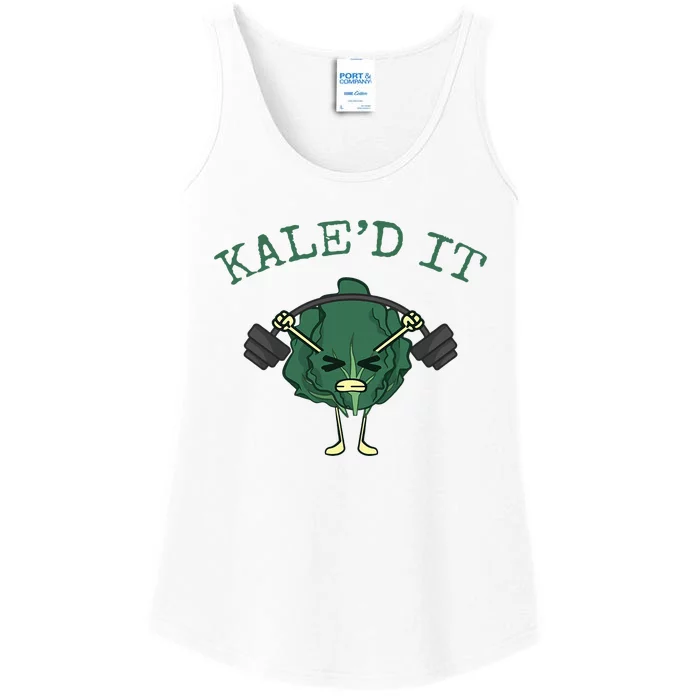 KaleD It Funny Vegan Kale Ladies Essential Tank