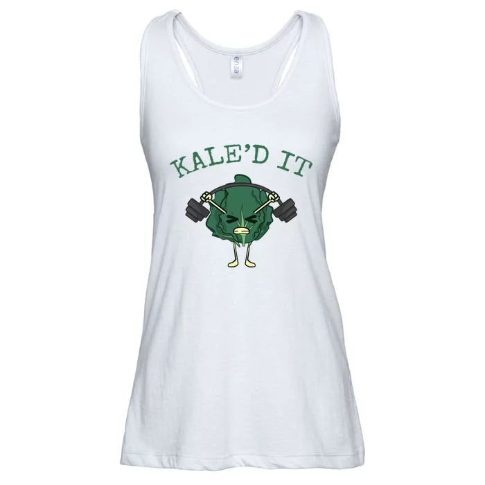 KaleD It Funny Vegan Kale Ladies Essential Flowy Tank