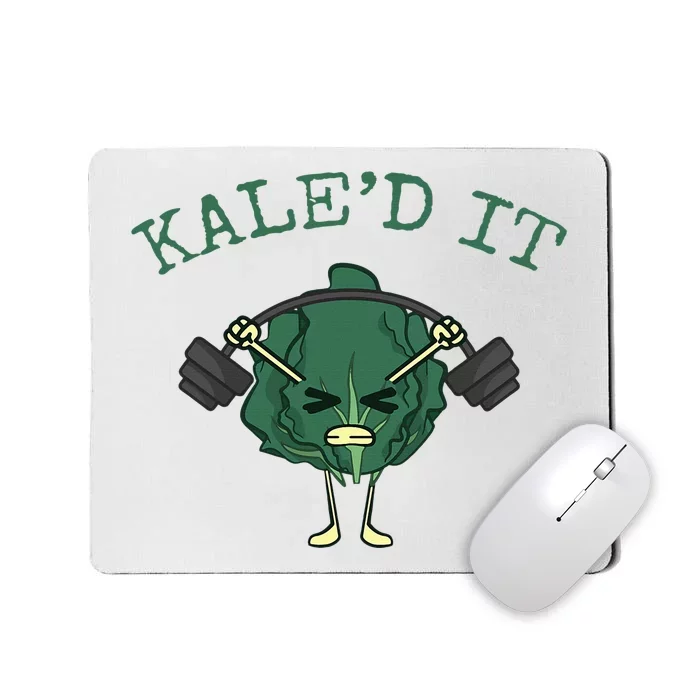 KaleD It Funny Vegan Kale Mousepad