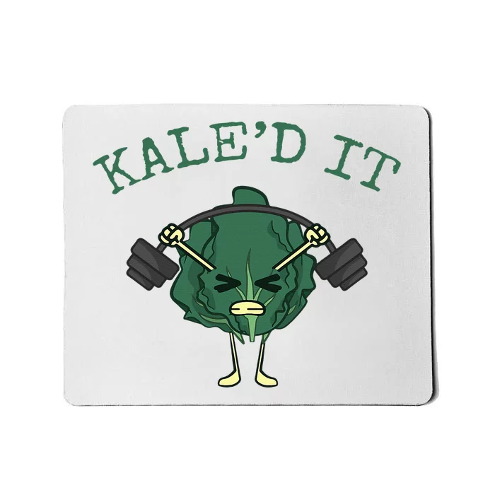 KaleD It Funny Vegan Kale Mousepad