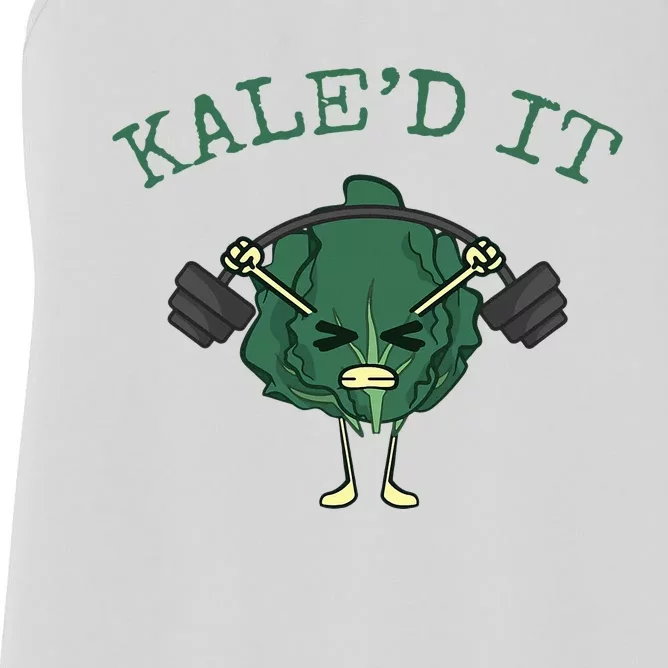 KaleD It Funny Vegan Kale Women's Racerback Tank