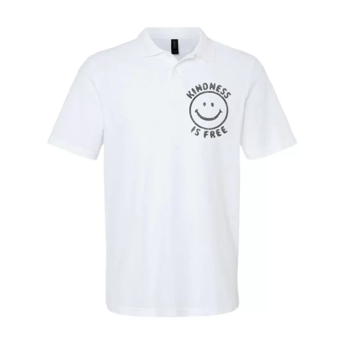 Kindness Is Free Softstyle Adult Sport Polo