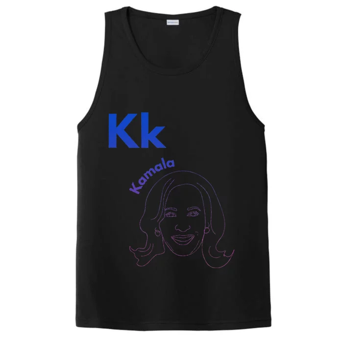 Kk Is For Kamala Performance Tank