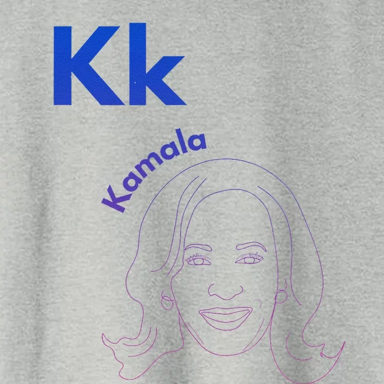 Kk Is For Kamala Women's Crop Top Tee