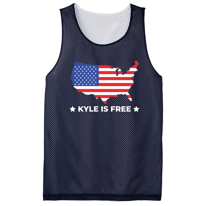 Kyle Is Free United States Mesh Reversible Basketball Jersey Tank