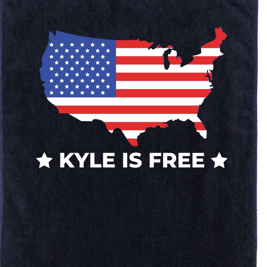 Kyle Is Free United States Platinum Collection Golf Towel