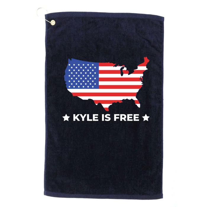 Kyle Is Free United States Platinum Collection Golf Towel