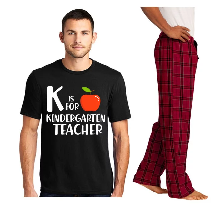 K Is For Kindergarten Teacher Kindergarten Teachers Gift Pajama Set