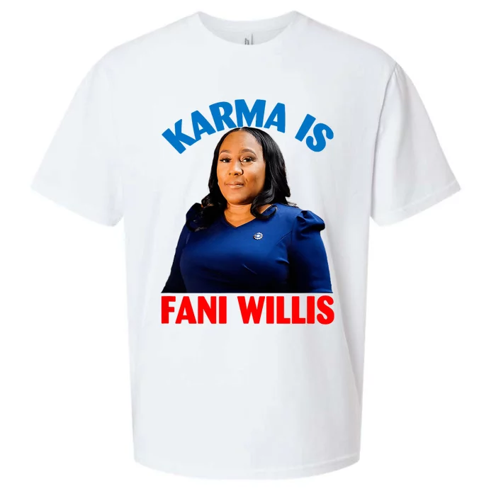 Karma Is Fani Willis Sueded Cloud Jersey T-Shirt