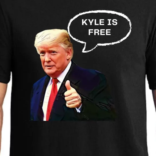 Kyle Is Free Donald Trump Thumbs Up Pajama Set