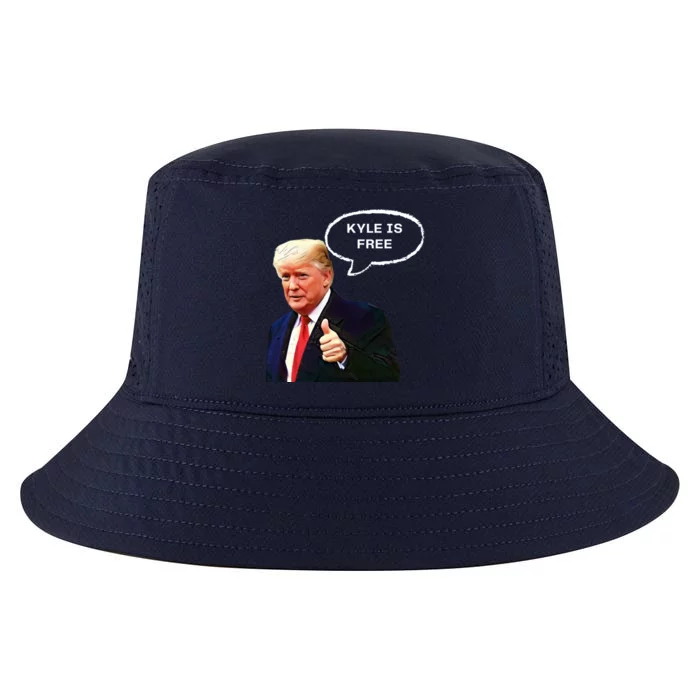 Kyle Is Free Donald Trump Thumbs Up Cool Comfort Performance Bucket Hat