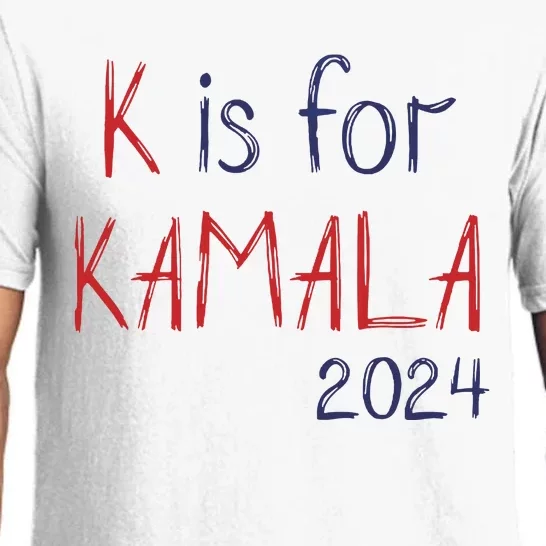 K Is For Kamala 2024 President Kamala Harris Pajama Set