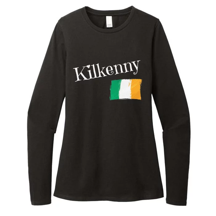 Kilkenny Ireland Flag Irish City Saint Patrick's Day Womens CVC Long Sleeve Shirt