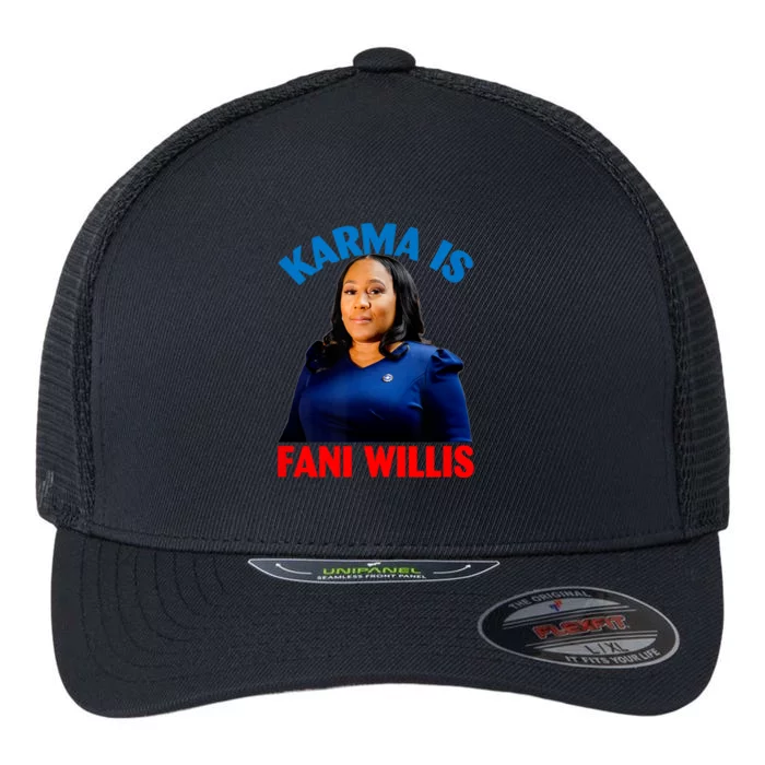 Karma Is Fani WIllis Flexfit Unipanel Trucker Cap