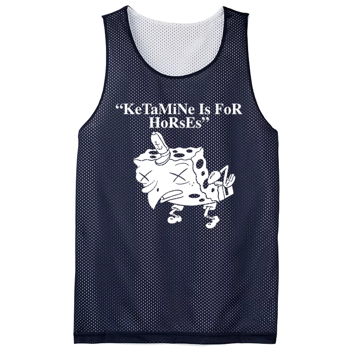 Ketamine Is For Horses Mesh Reversible Basketball Jersey Tank