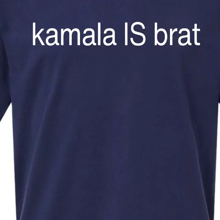 Kamala Is Green Brat Sueded Cloud Jersey T-Shirt