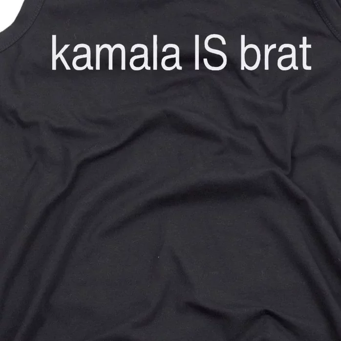 Kamala Is Green Brat Tank Top