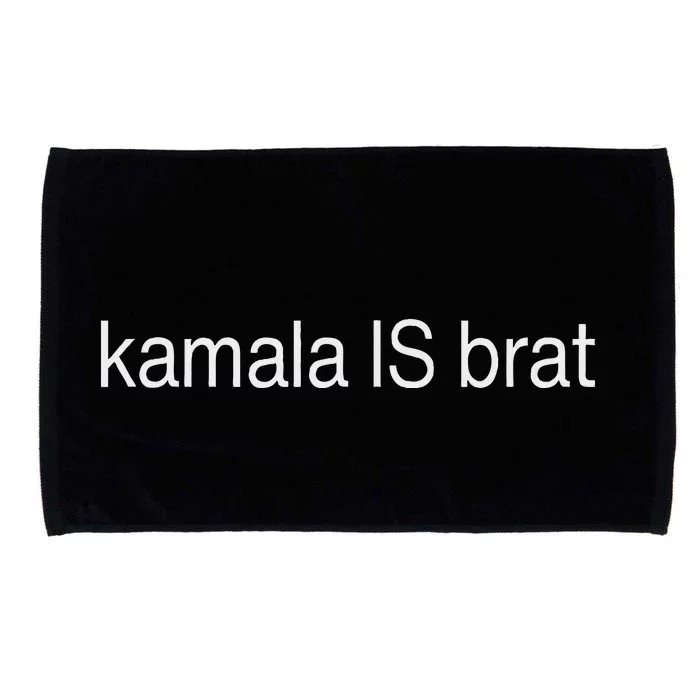 Kamala Is Green Brat Microfiber Hand Towel