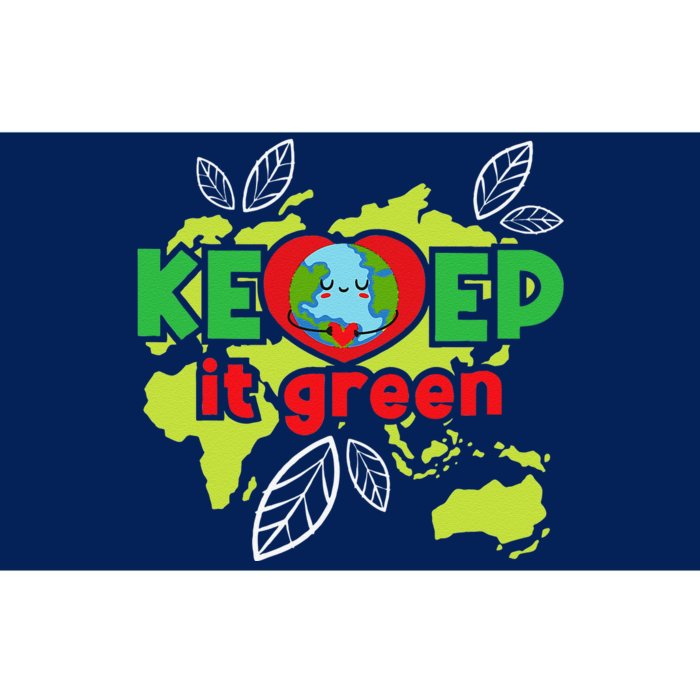 Keep It Green Environmental Protection Earth Day Climate Bumper Sticker