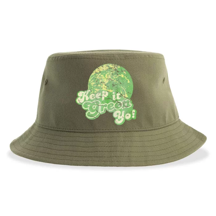 Keep It Green Yo Earth Day Sustainable Bucket Hat