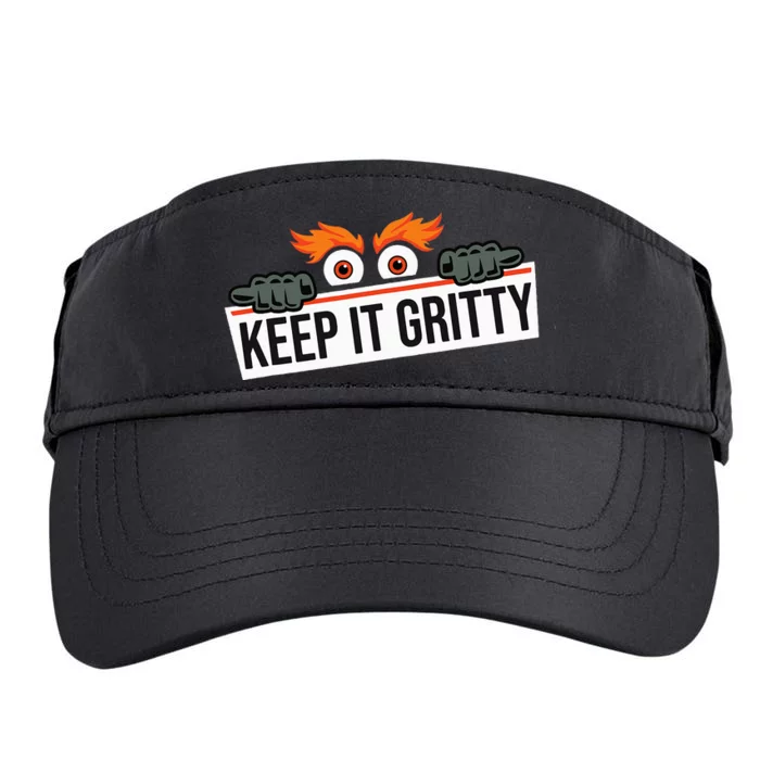 Keep it gritty and made in philadelphia Adult Drive Performance Visor