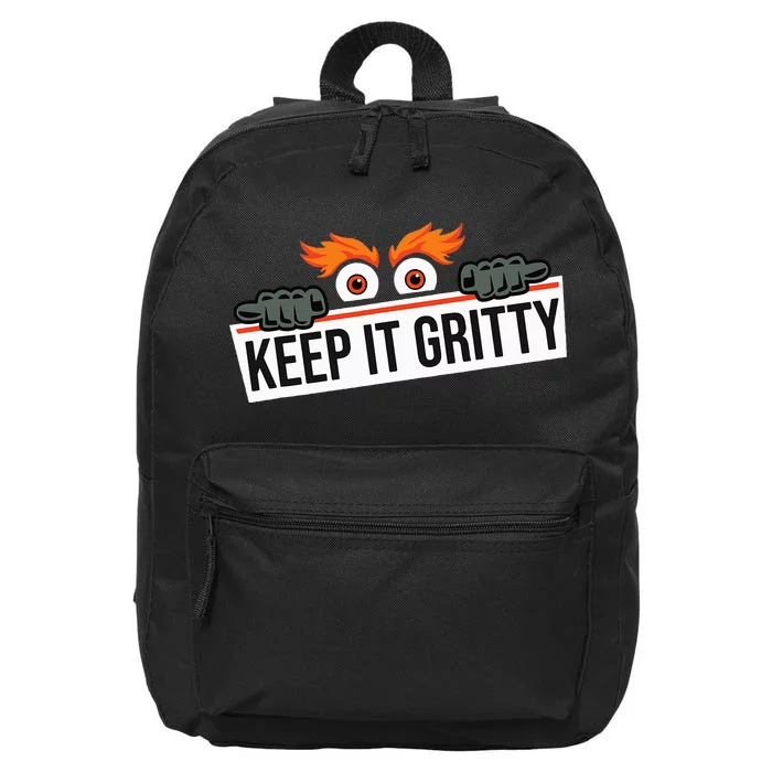 Keep it gritty and made in philadelphia 16 in Basic Backpack