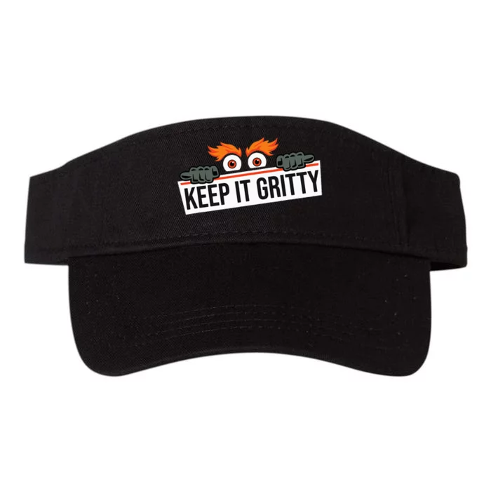 Keep it gritty and made in philadelphia Valucap Bio-Washed Visor