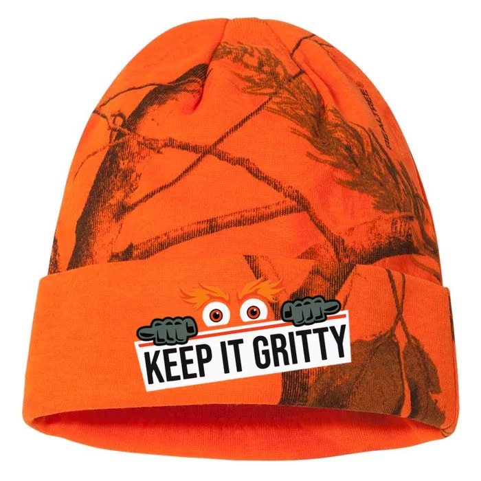 Keep it gritty and made in philadelphia Kati - 12in Camo Beanie