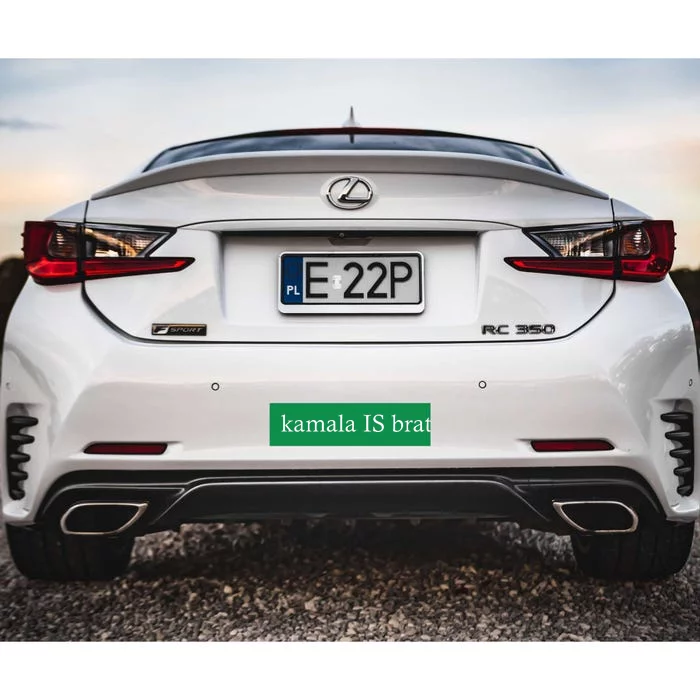 Kamala Is Green Brat Bumper Sticker