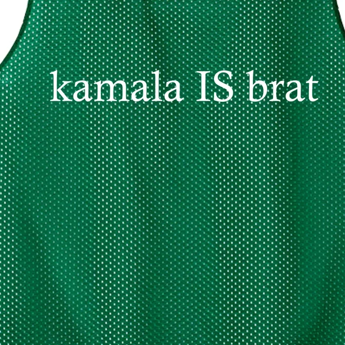 Kamala Is Green Brat Mesh Reversible Basketball Jersey Tank