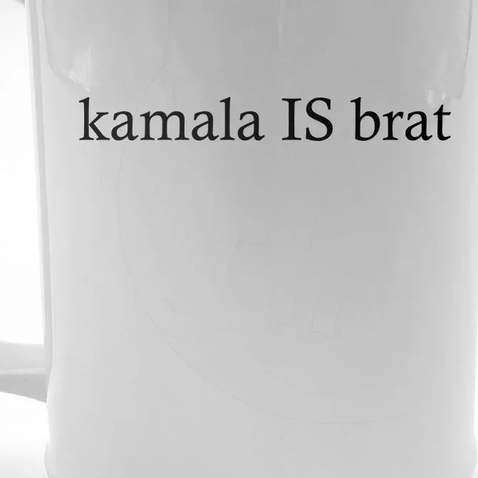 Kamala Is Green Brat Front & Back Beer Stein