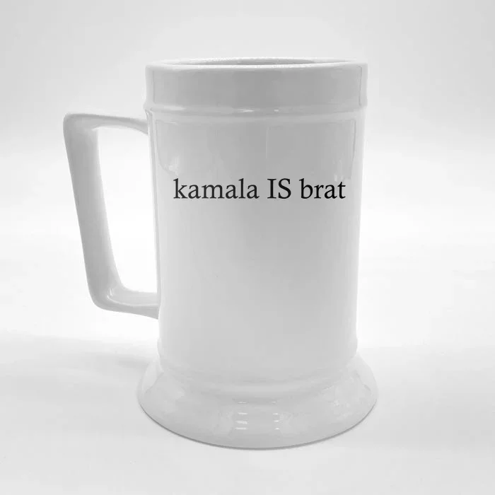 Kamala Is Green Brat Front & Back Beer Stein