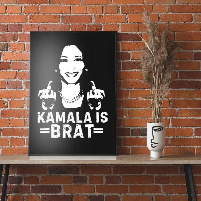 Kamala Is Green Brat Poster