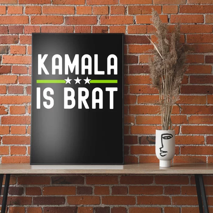 Kamala Is Green Brat Poster