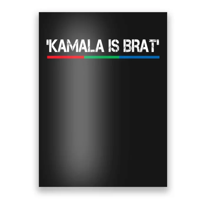 Kamala Is Green Brat Poster