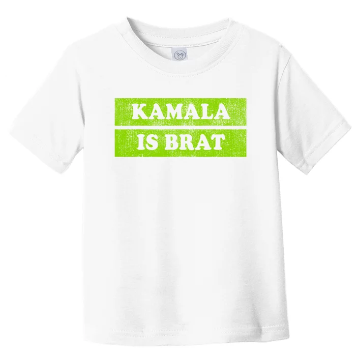 Kamala Is Green Brat Toddler T-Shirt