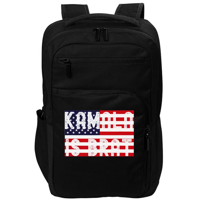 Kamala Is Green Brat Impact Tech Backpack