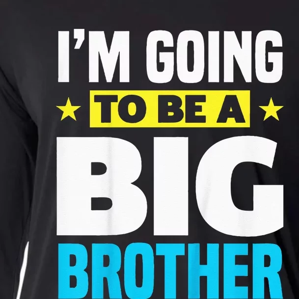 Kids Im Going To Be A Big Brother Cooling Performance Long Sleeve Crew