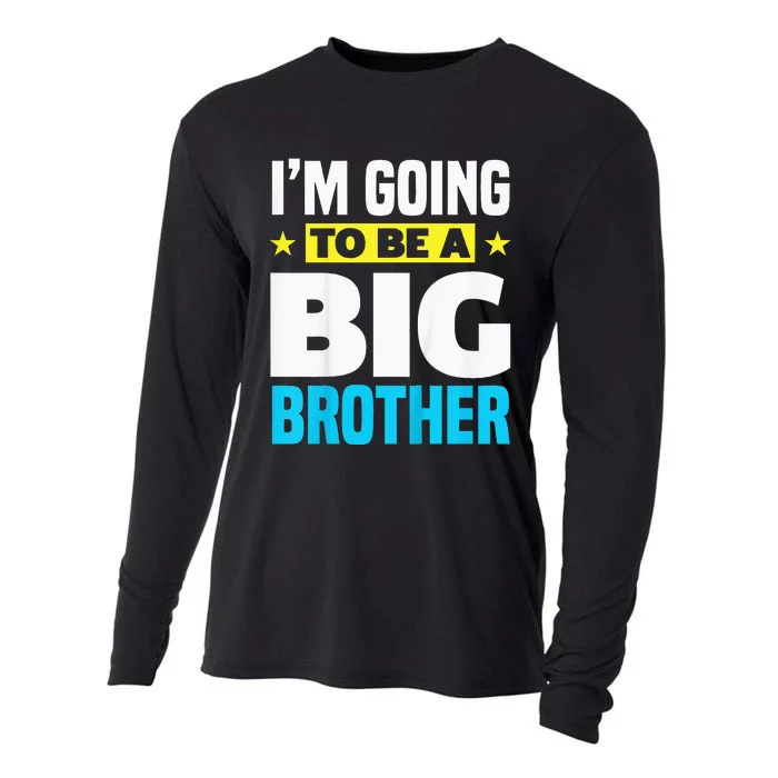 Kids Im Going To Be A Big Brother Cooling Performance Long Sleeve Crew