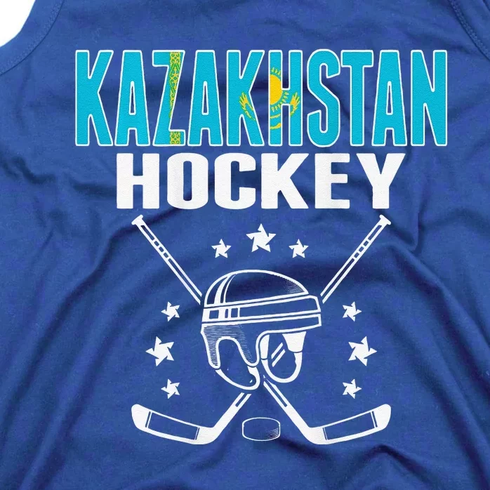 Kazakhstan Ice Hockey Fan Jersey Kazakhstani Flag Tank Top