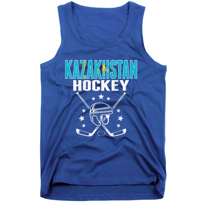 Kazakhstan Ice Hockey Fan Jersey Kazakhstani Flag Tank Top