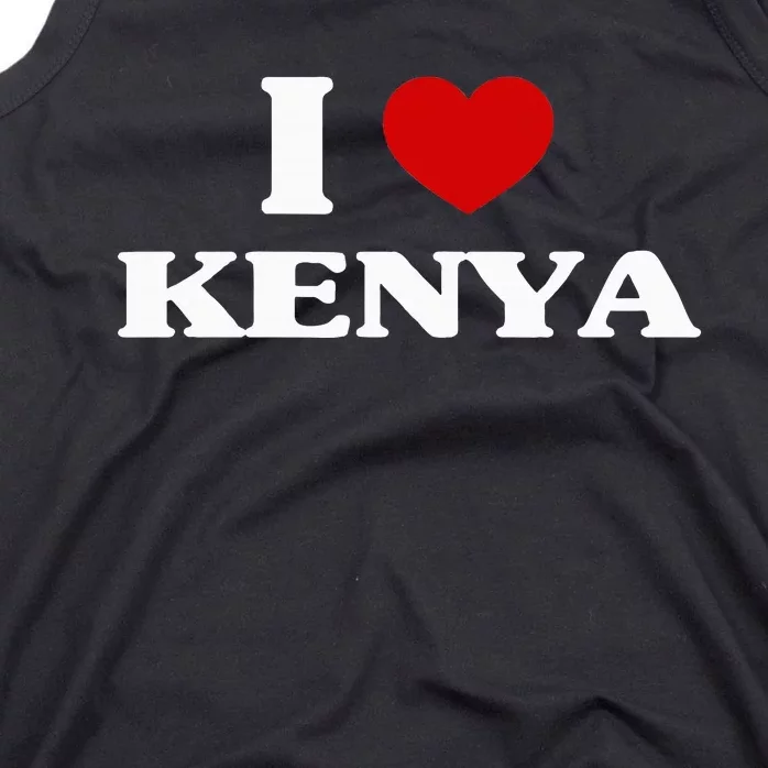 Kenya I Heart Kenya Souvenir Tank Top