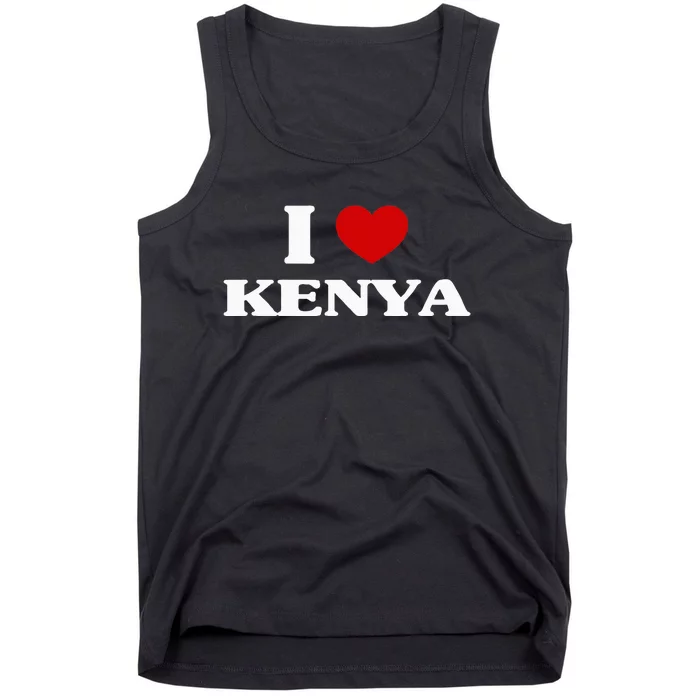 Kenya I Heart Kenya Souvenir Tank Top